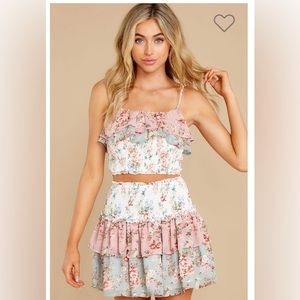 Storia Best of All Pink Multi Floral Print Two Piece Set